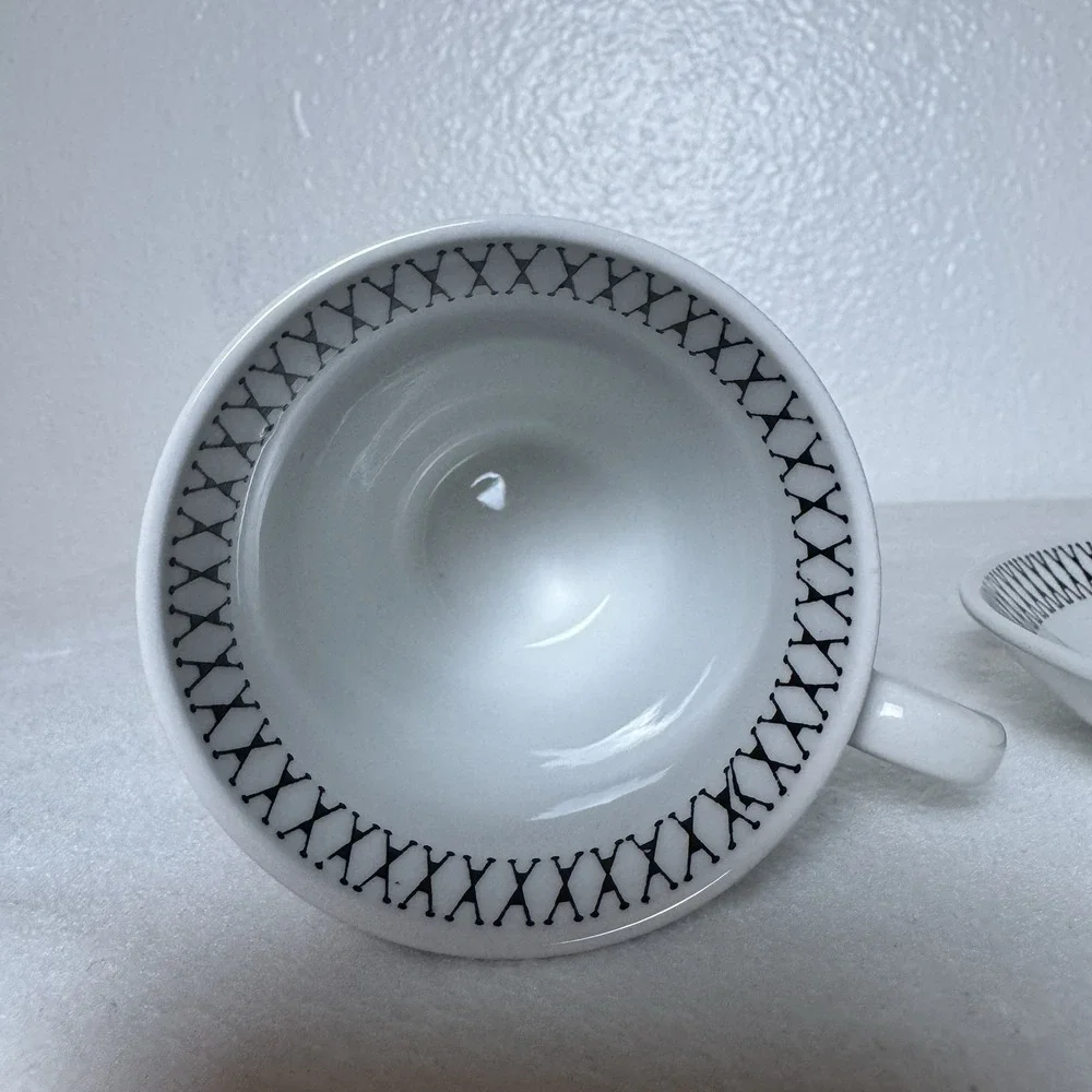 Vintage‎ Arabia Finland Emilia Cup And Saucer Set Raija Uosikkinen Tea Coffee